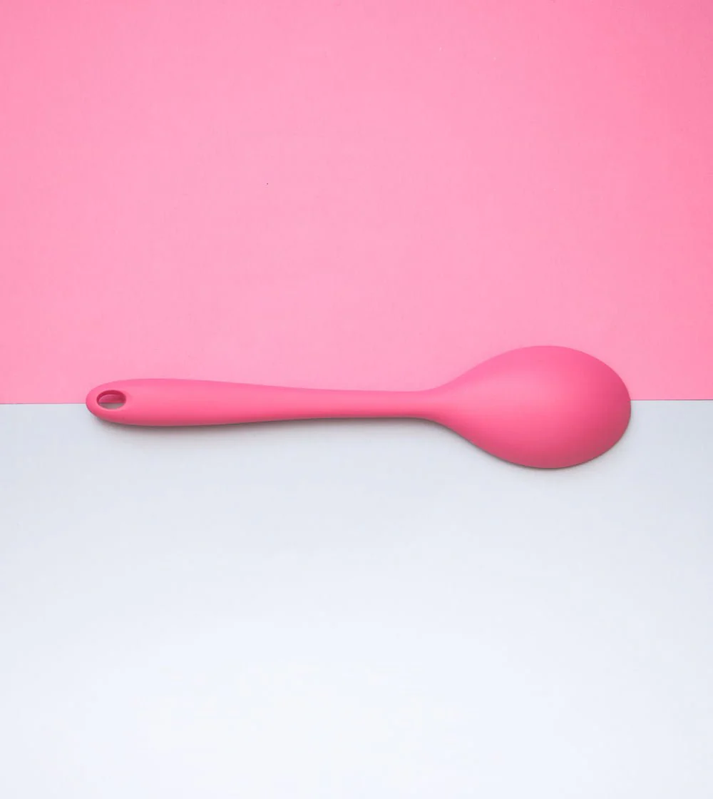 Colher de Silicone Duplo Rosa - Image 2