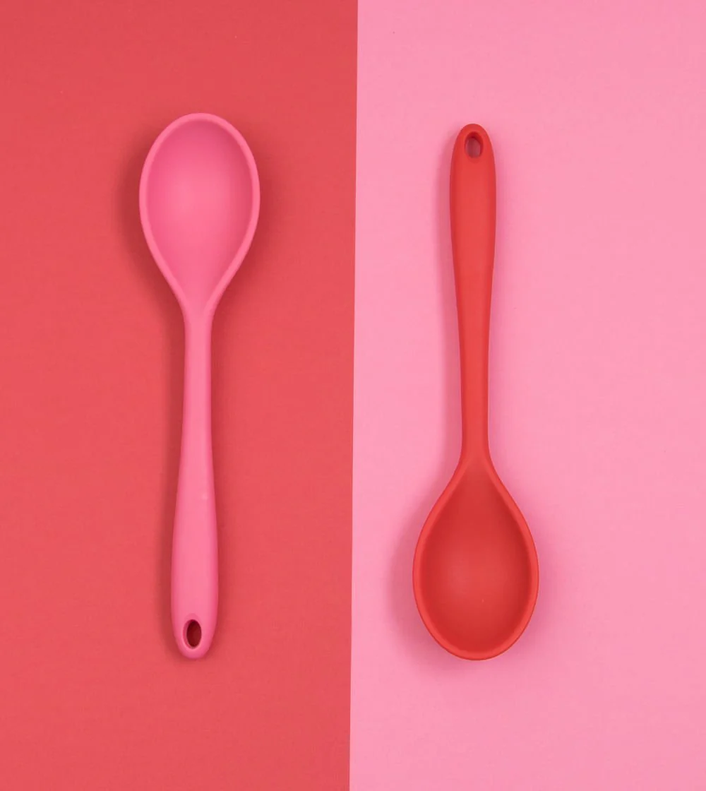 Colher de Silicone Duplo Vermelho - Image 11