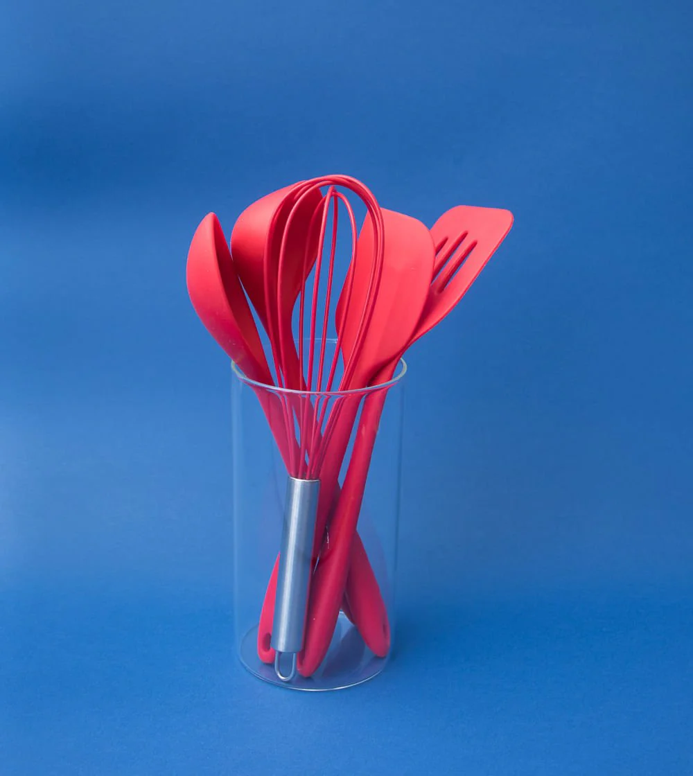 Colher de Silicone Duplo Vermelho - Image 14