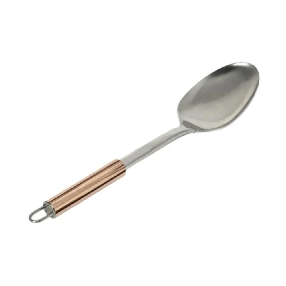 Colher Para Arroz Cozinha Aço Inox Rose Gold Cook Style - 31 cm