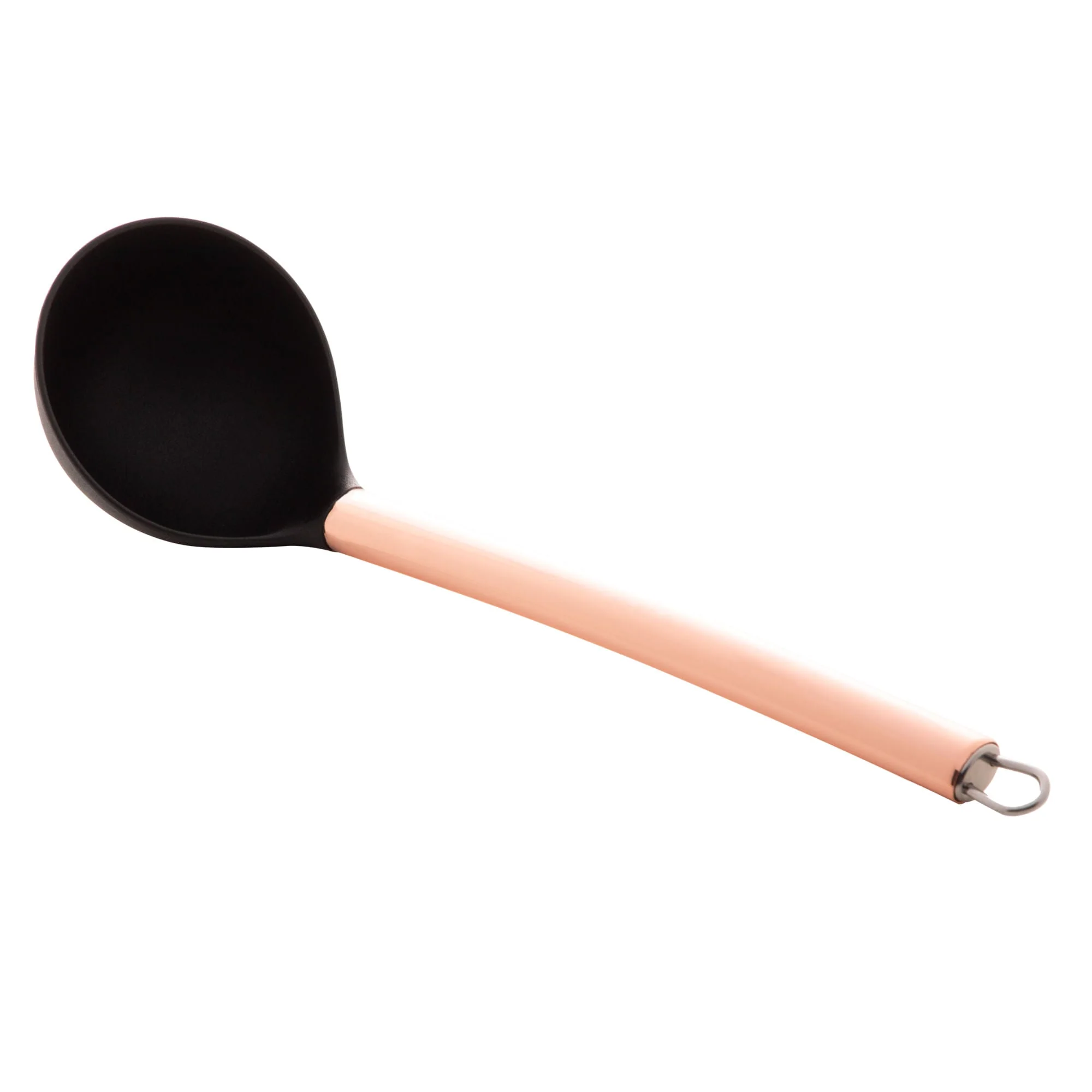 Concha de Nylon Preta com Cabo De Aço Inox Rose Gold 30cm - Image 4