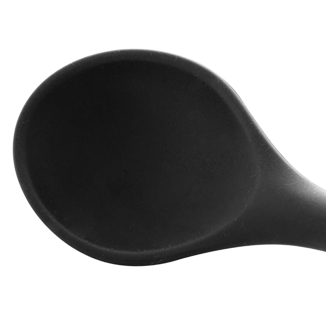Concha de Silicone com Cabo de Bambu Charmy Preta 31,5cm - Image 4