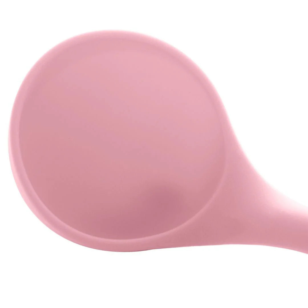 Concha de Silicone com Cabo de Bambu Charmy Rosa 31cm - Image 4