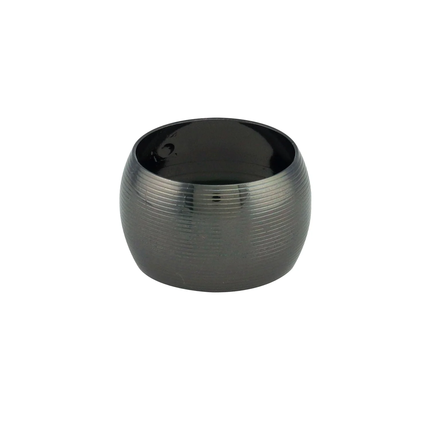 Conjunto 4 Aneis Para Guardanapo De Aco Circle Onix 4,5cm - Image 2