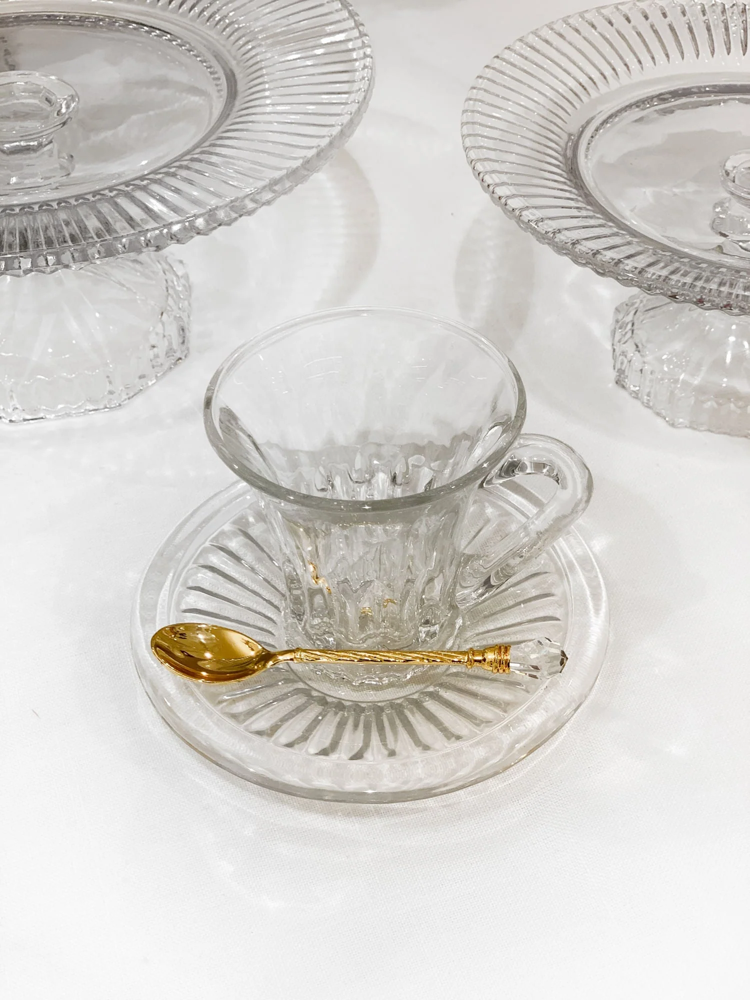 Conjunto 6 Colheres Com Suporte De Zamac Dourada 14cm - Image 8