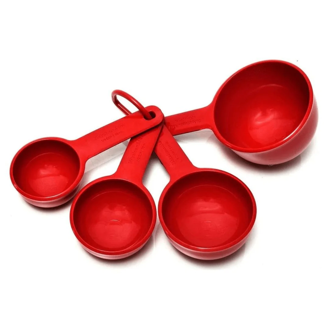 Conjunto Colheres de Medidas Vermelha 4 Peças KitchenAid - Image 2