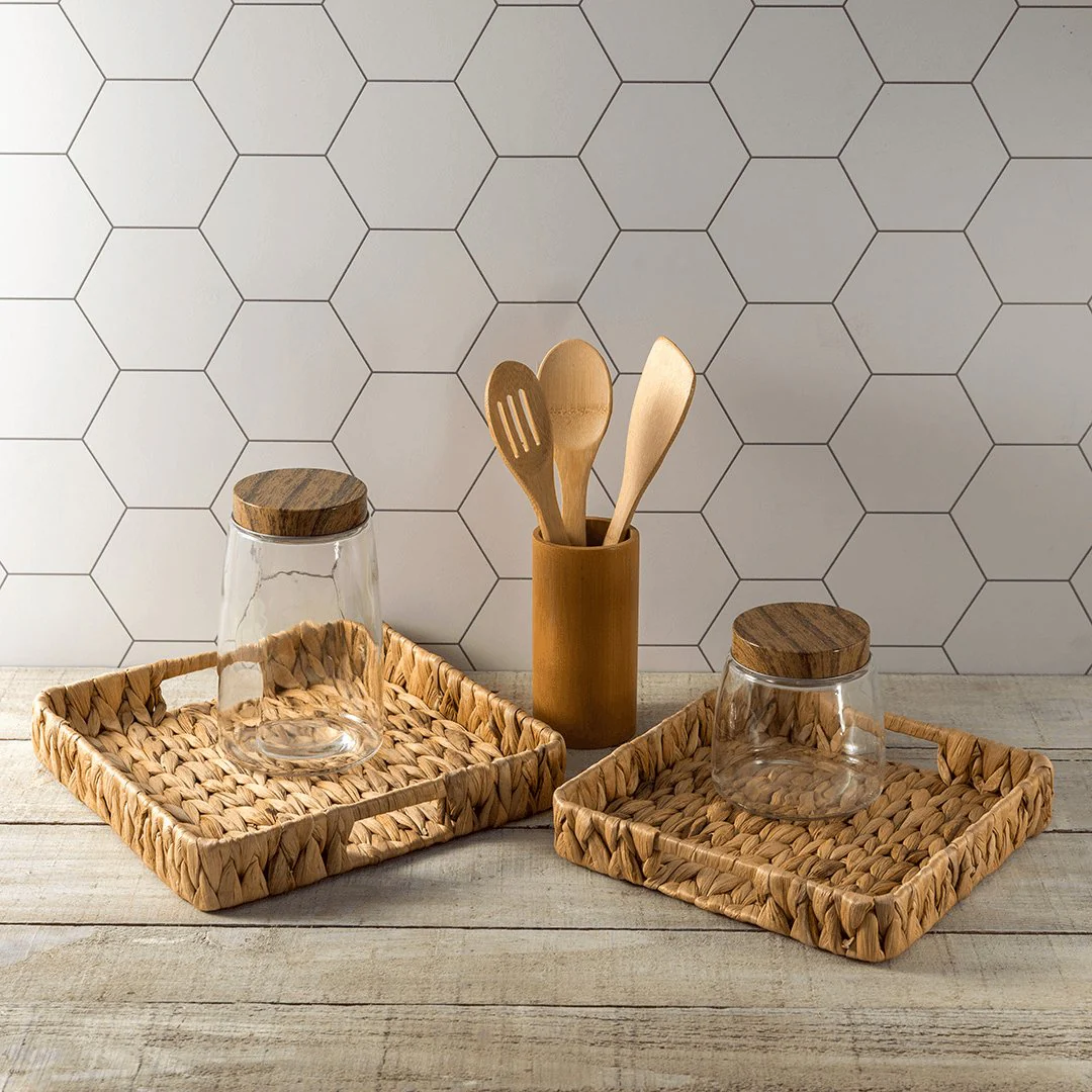 Conjunto de 3 Utensílios com Suporte de Bambu 30x8cm - Image 5