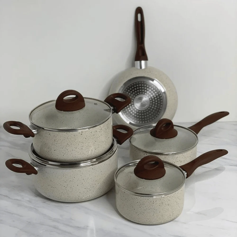 Jogo de Panelas 5 peças Com Fundo de Indução Vanilla Brinox - Image 4