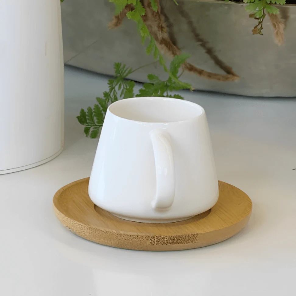 Conjunto de Xicaras para Café com Pires e Suporte Oasis 7 Peças - Image 5