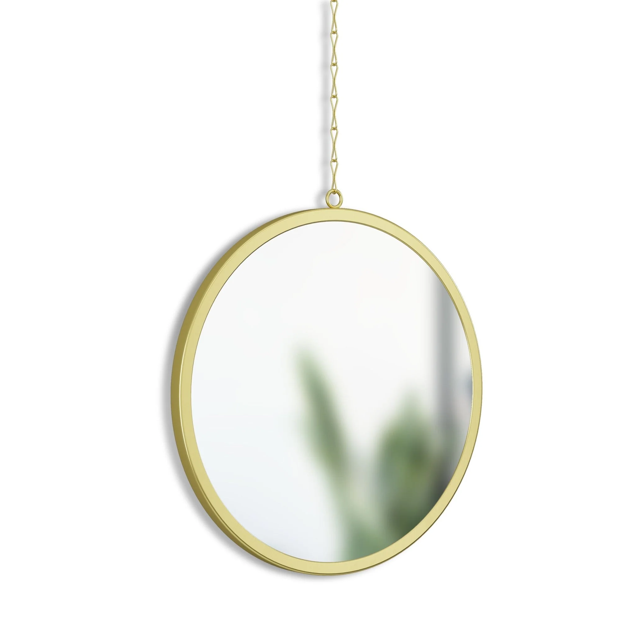 Conjunto Espelhos com Moldura Redondos Dima Dourado 38 cm x 22cm e 20 cm x 18 cm 3 Peças - Image 6