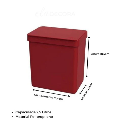 Conjunto Organizador de Pia Vermelho - Image 2