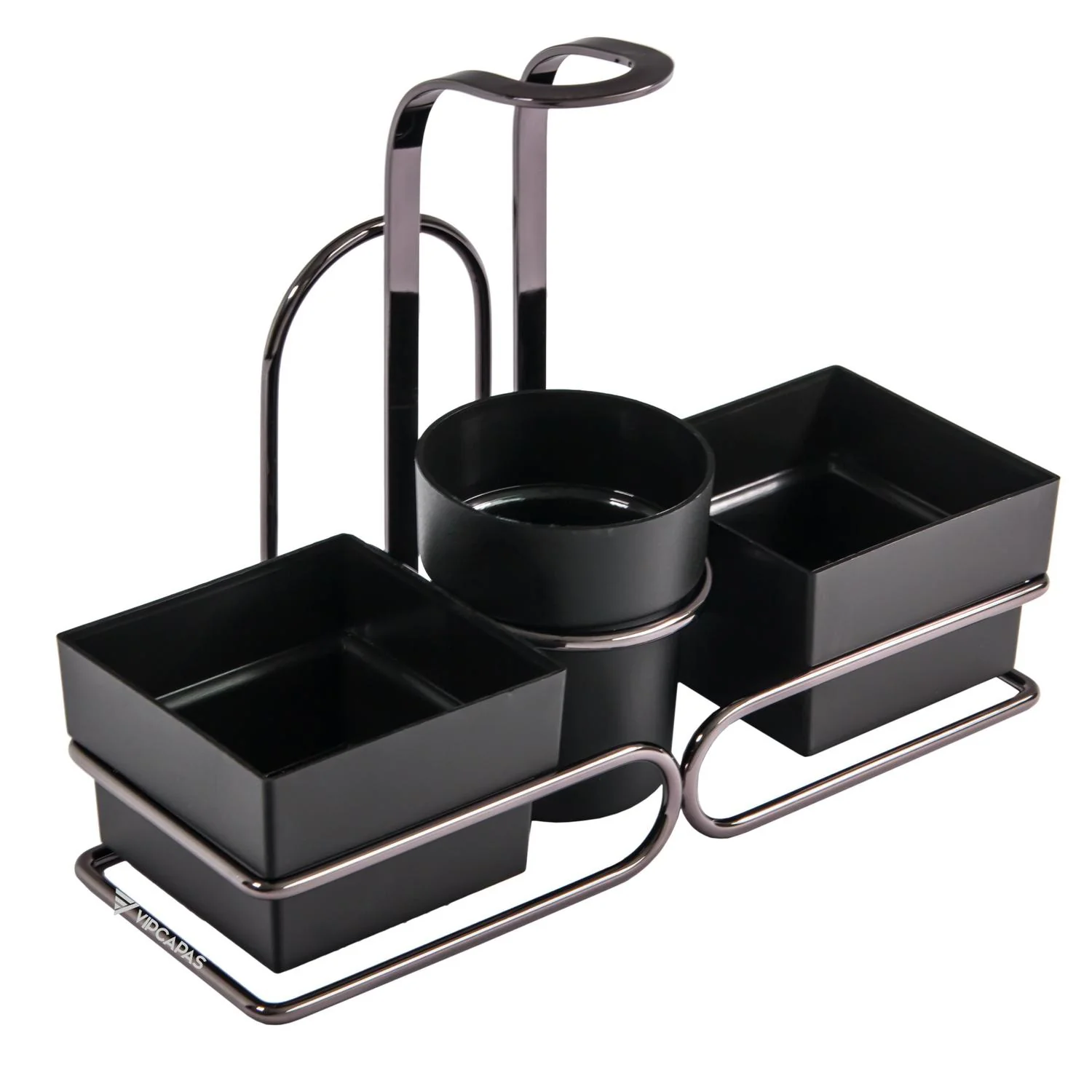 Conjunto para Chá Café Porta Sachês Mexedor Ônix 3 em 1 - Image 6