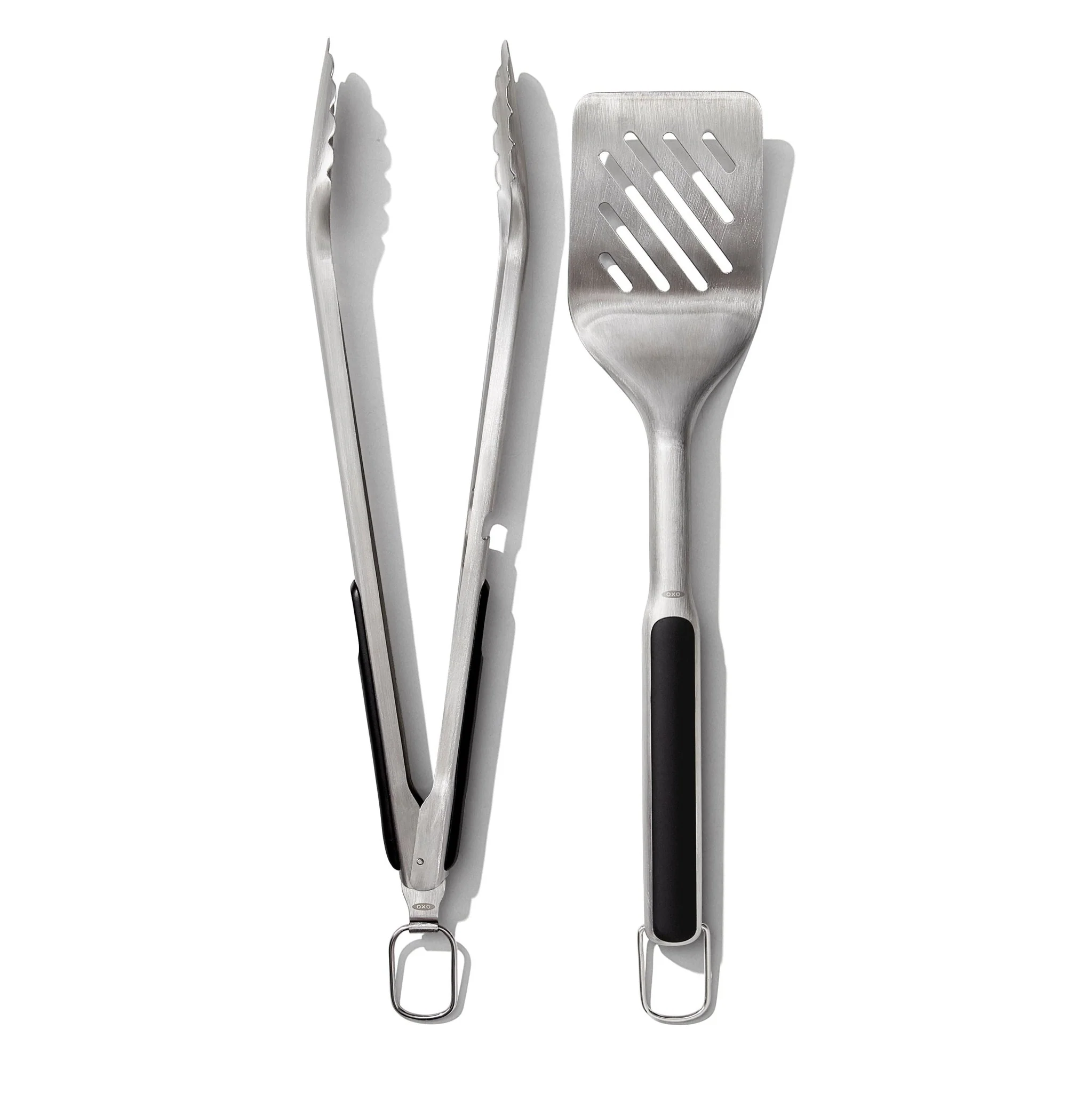 Conjunto Pinça e Espátula para Churrasco em Aço Inox 2 Peças Oxo
