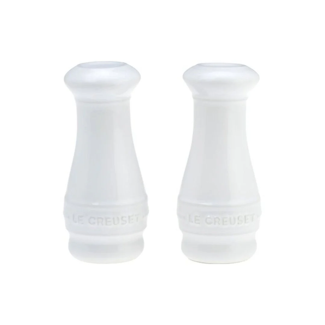 Conjunto Saleiro e Pimenteiro Branco 110ml Le Creuset