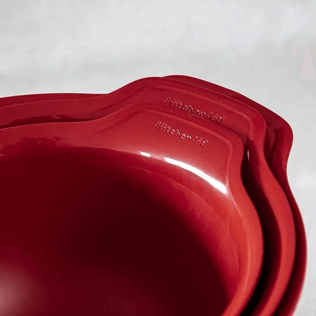 Conjunto Tigela Vermelha 3 Peças KitchenAid - Image 2