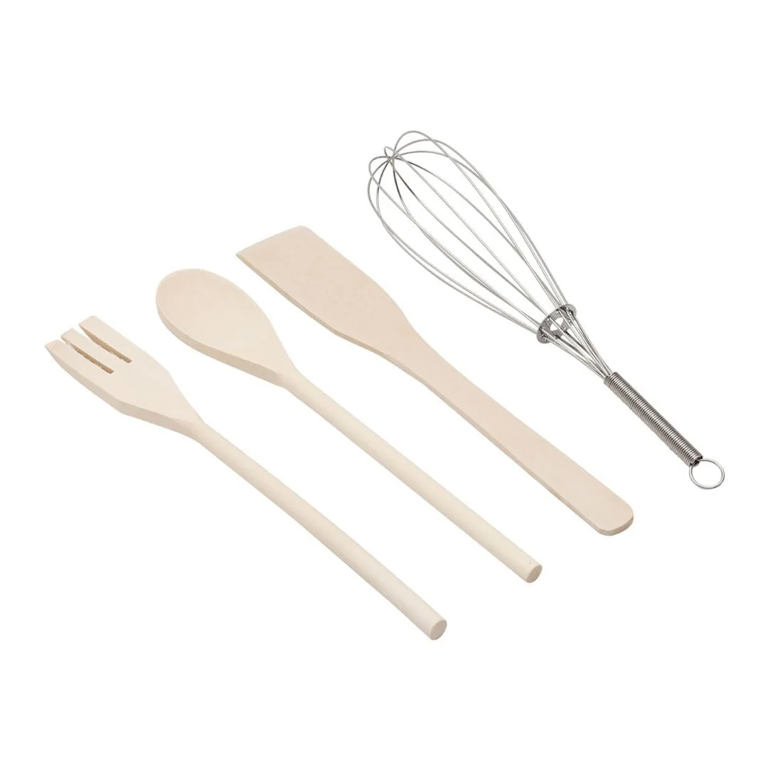 Conjunto Utensílios para Cozinha com Suporte em Cerâmica 5 Peças - Image 4