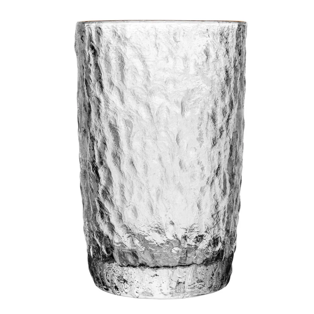 Copo Alto Petra Martelado em Cristal com Fio de Ouro 430ml - Image 8