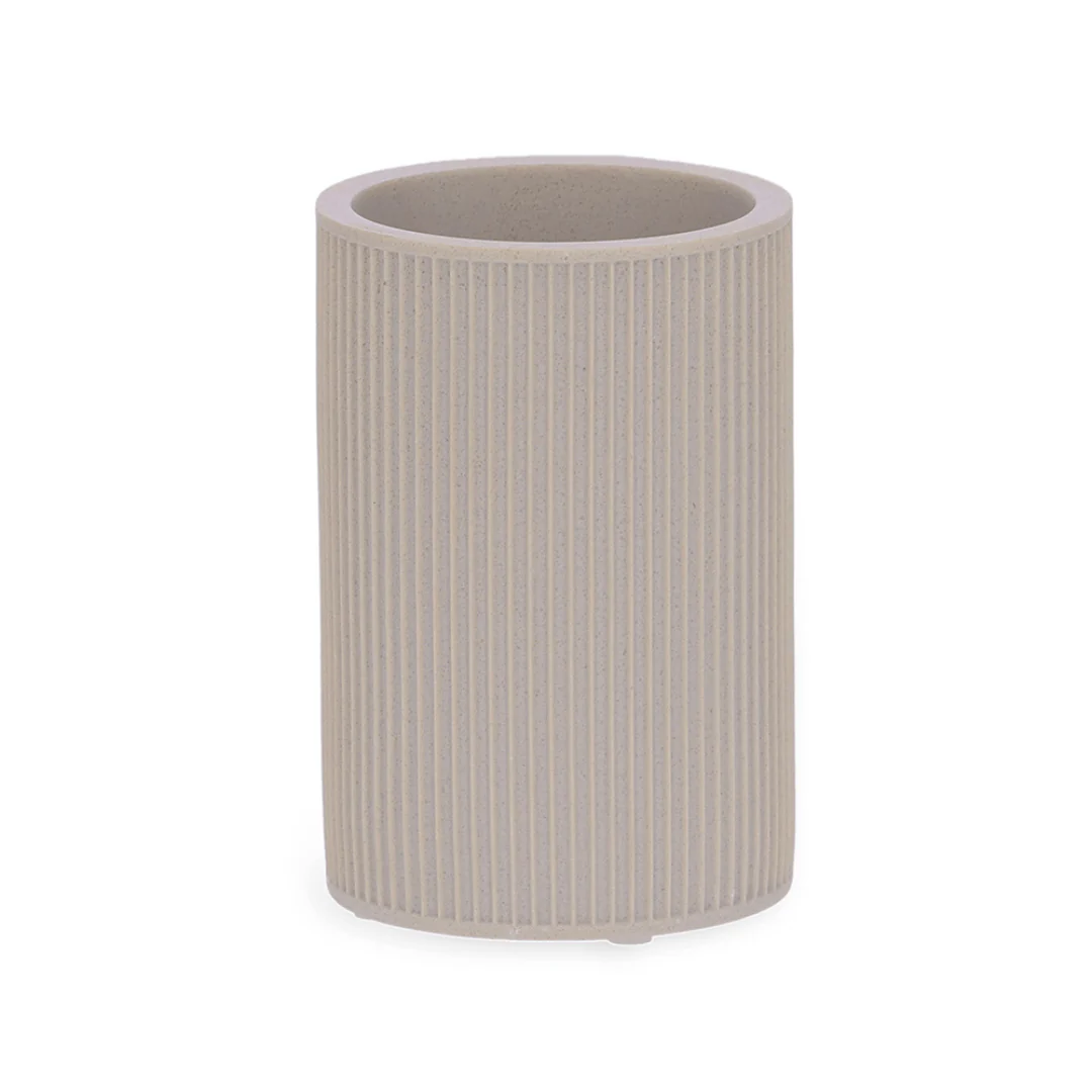 Copo Multiuso Porta Objetos em Polirresina Cinza 11,5cm - Image 3