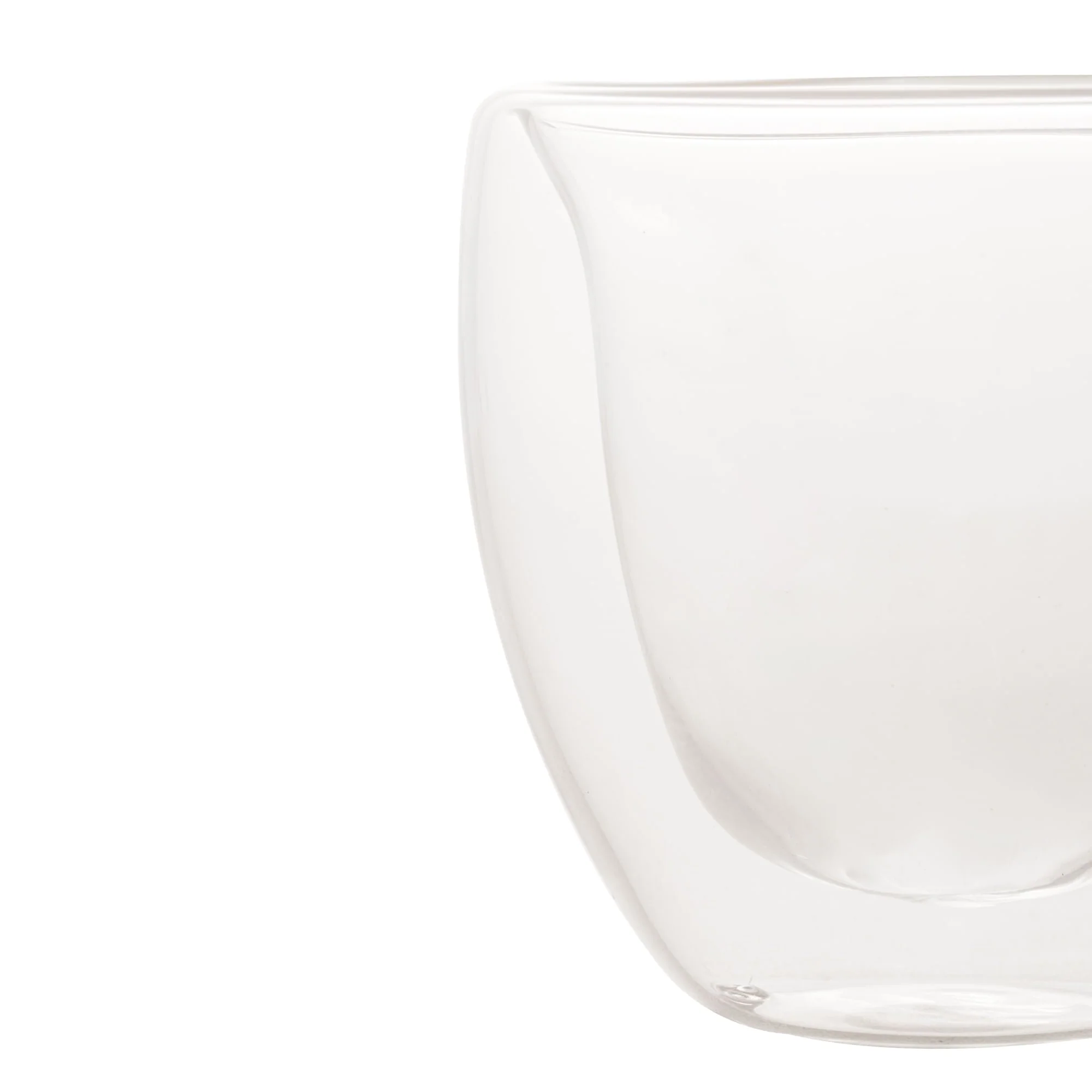 Copo para Café Coração Parede Dupla em Vidro Borossilicato 80ml - Image 4