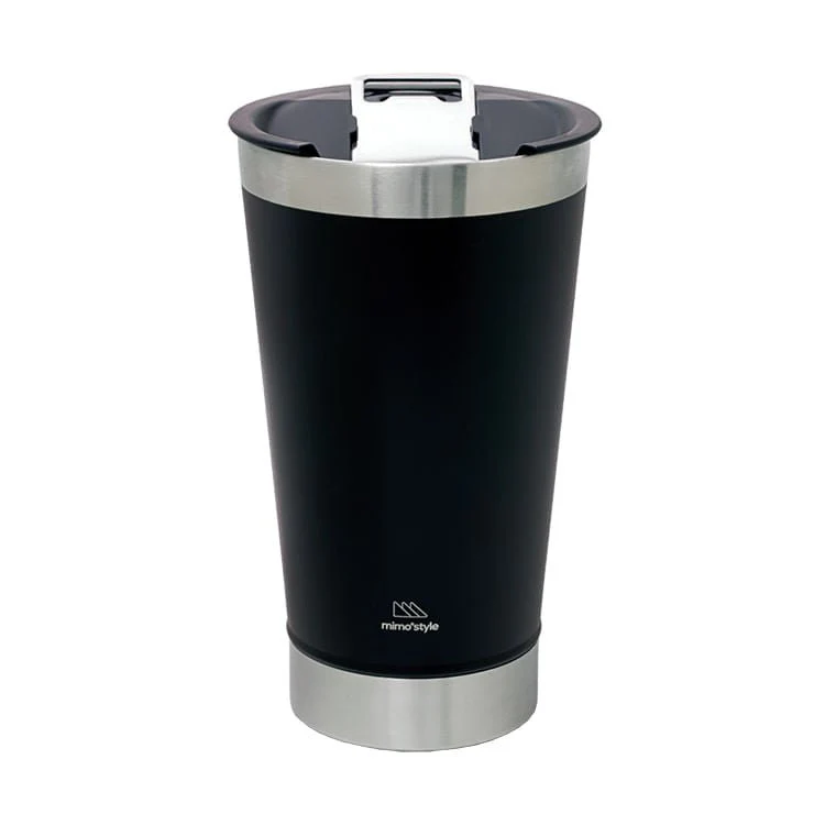 Copo Térmico com Tampa Inox Preto 500ml