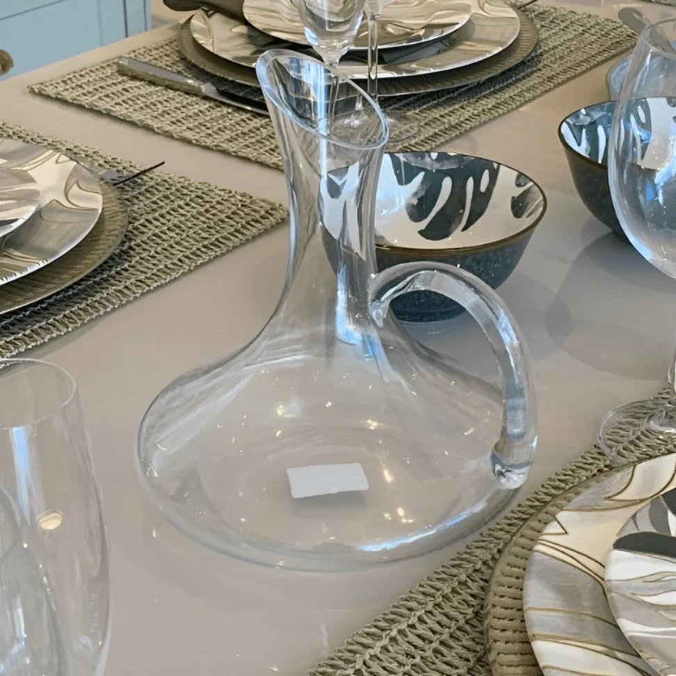 Decanter Para Vinho Jarra de Vidro Transparente 1,5 Litros - Image 2