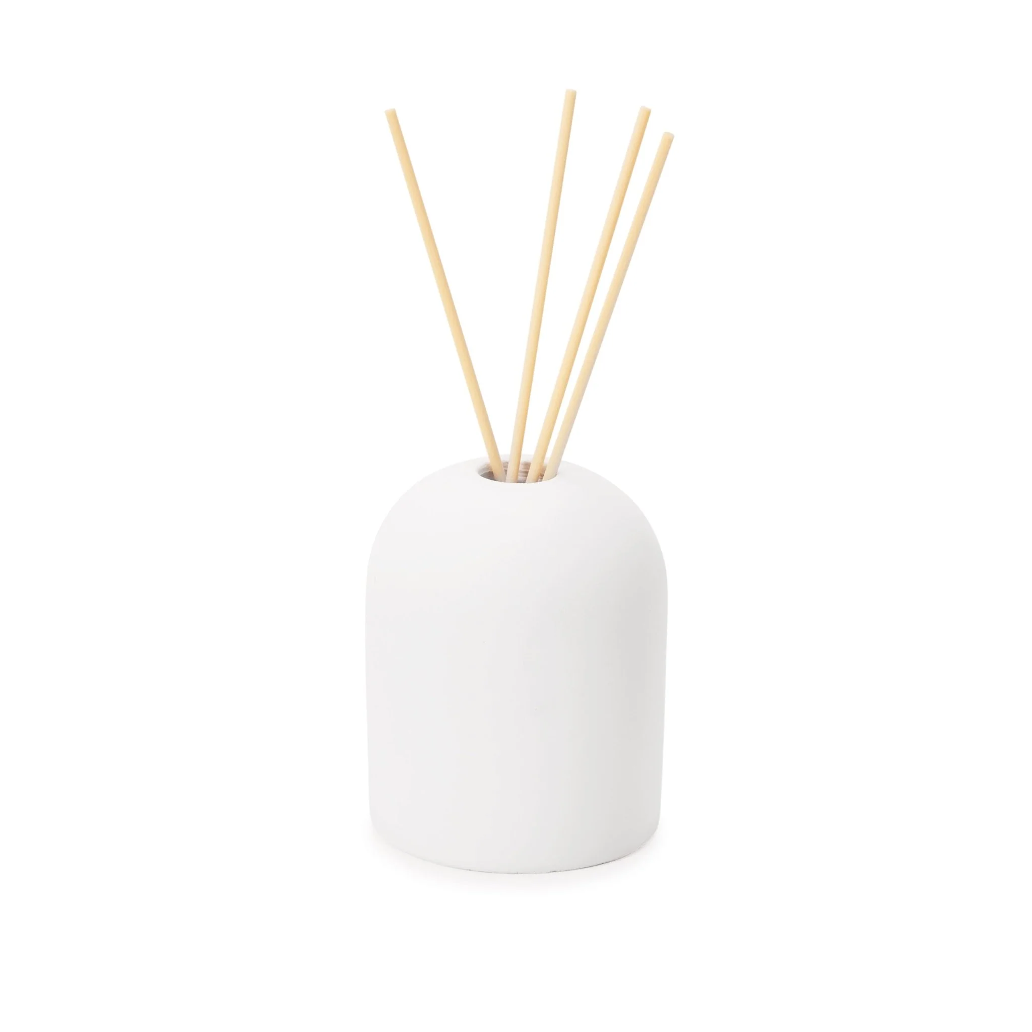 Difusor em Cimento com Varetas Branco 10cm