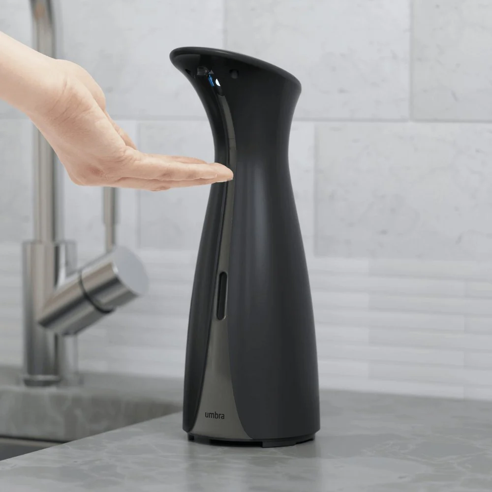 Dispenser Porta Detergente Automático com Sensor Preto e Cinza Otto - 250ml - Image 5