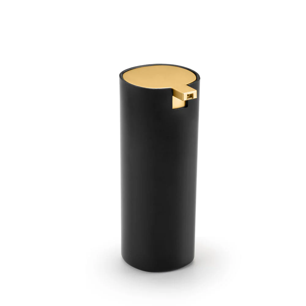 Dispenser Para Detergente Linha Conceito Preto e Dourado - Image 4