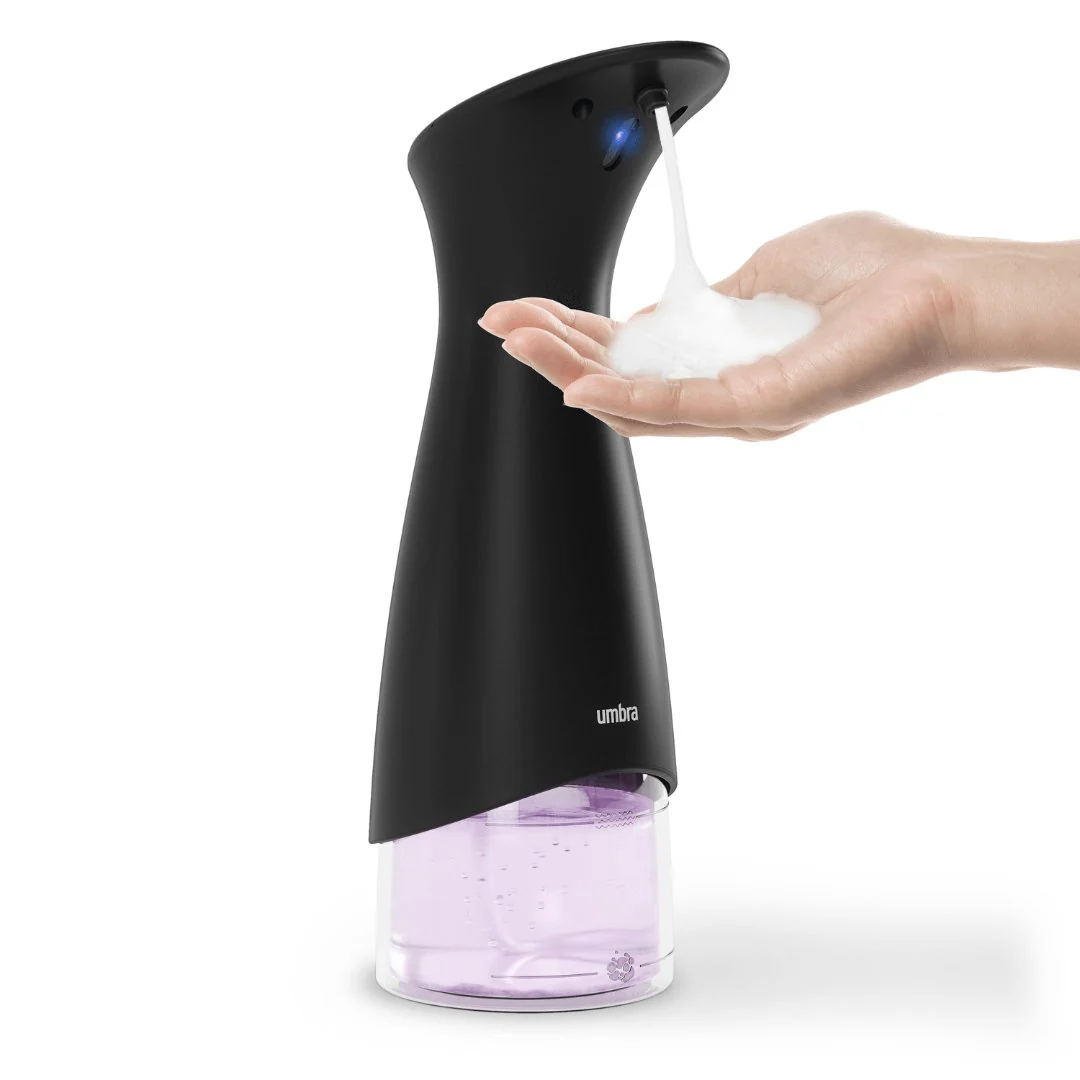 Dispenser Porta Detergente Automático com Sensor Espuma Otto Preto 280ml - Image 2