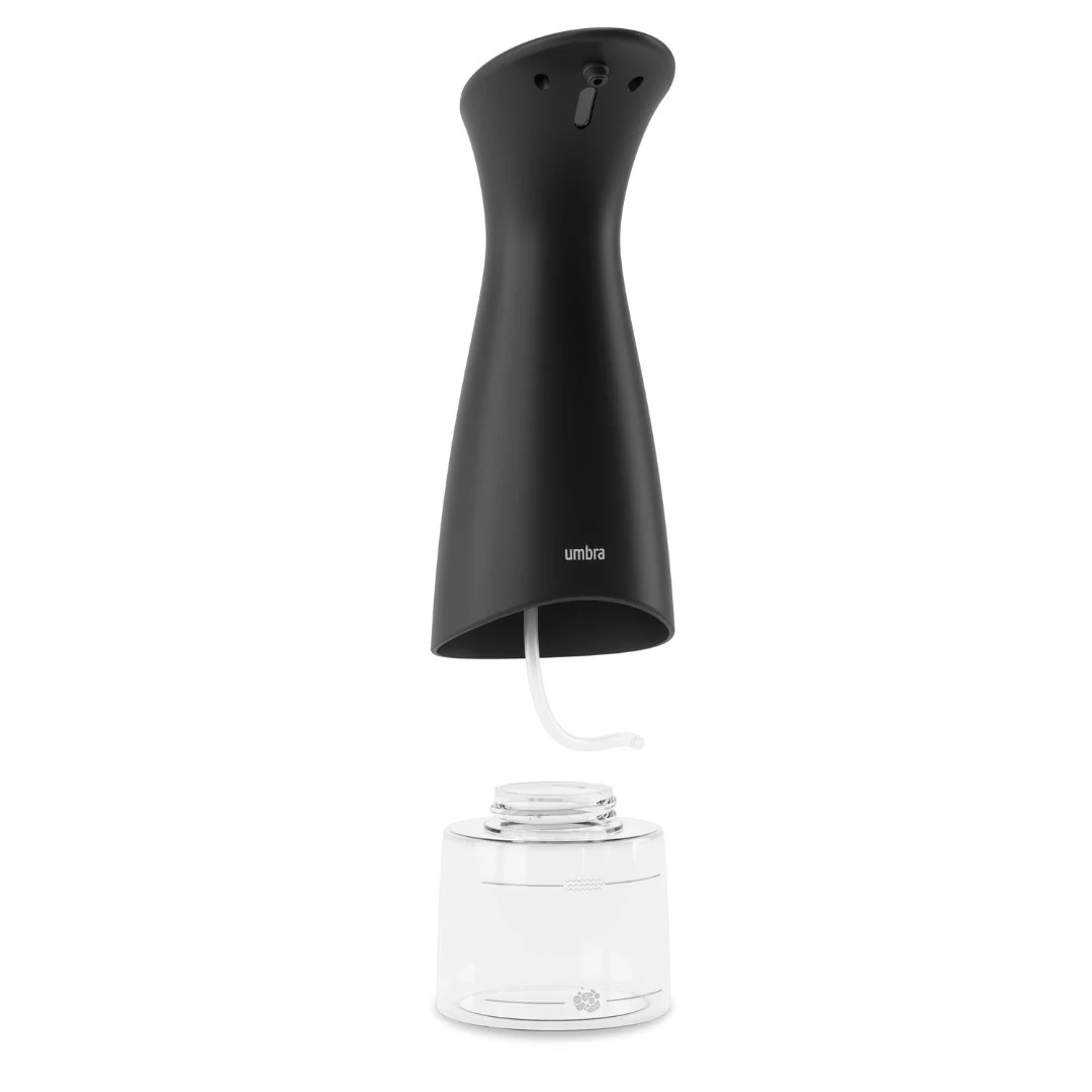 Dispenser Porta Detergente Automático com Sensor Espuma Otto Preto 280ml - Image 6
