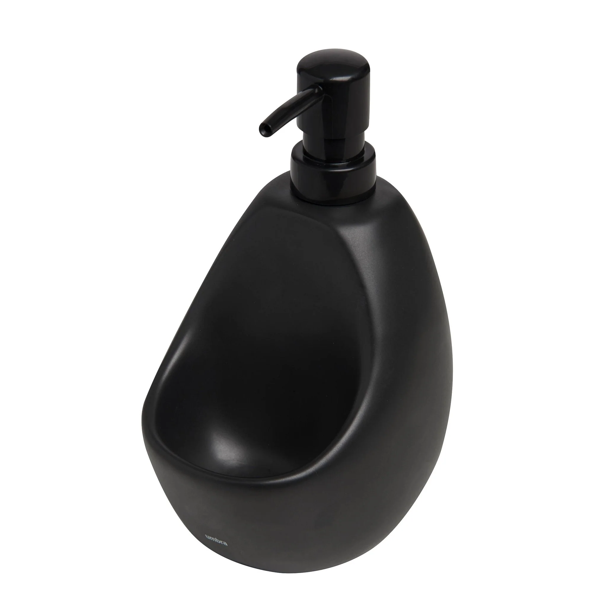 Dispenser Porta Detergente com Esponja Joey Cerâmica Preto 591ml - Image 7
