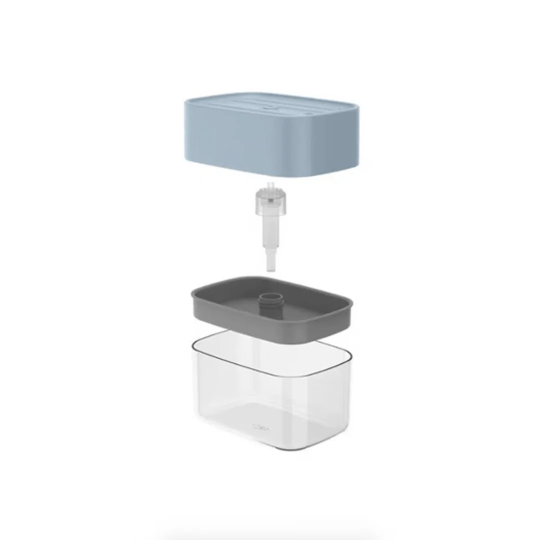 Dispenser Porta Detergente com Porta Esponja Azul Glacial Trium - Image 5