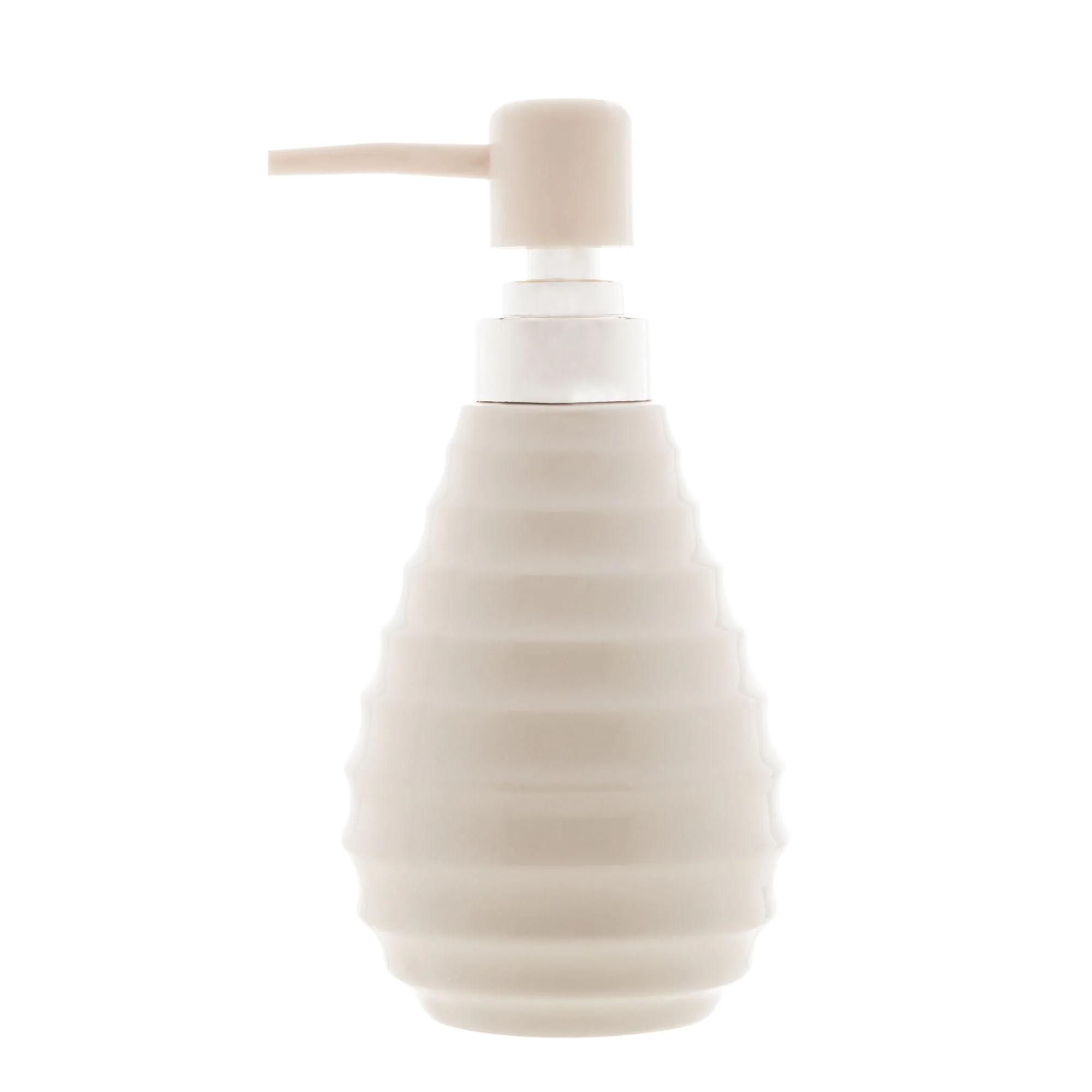 Dispenser Porta Sabonete Líquido Cerâmica Branco 300ml - Image 2