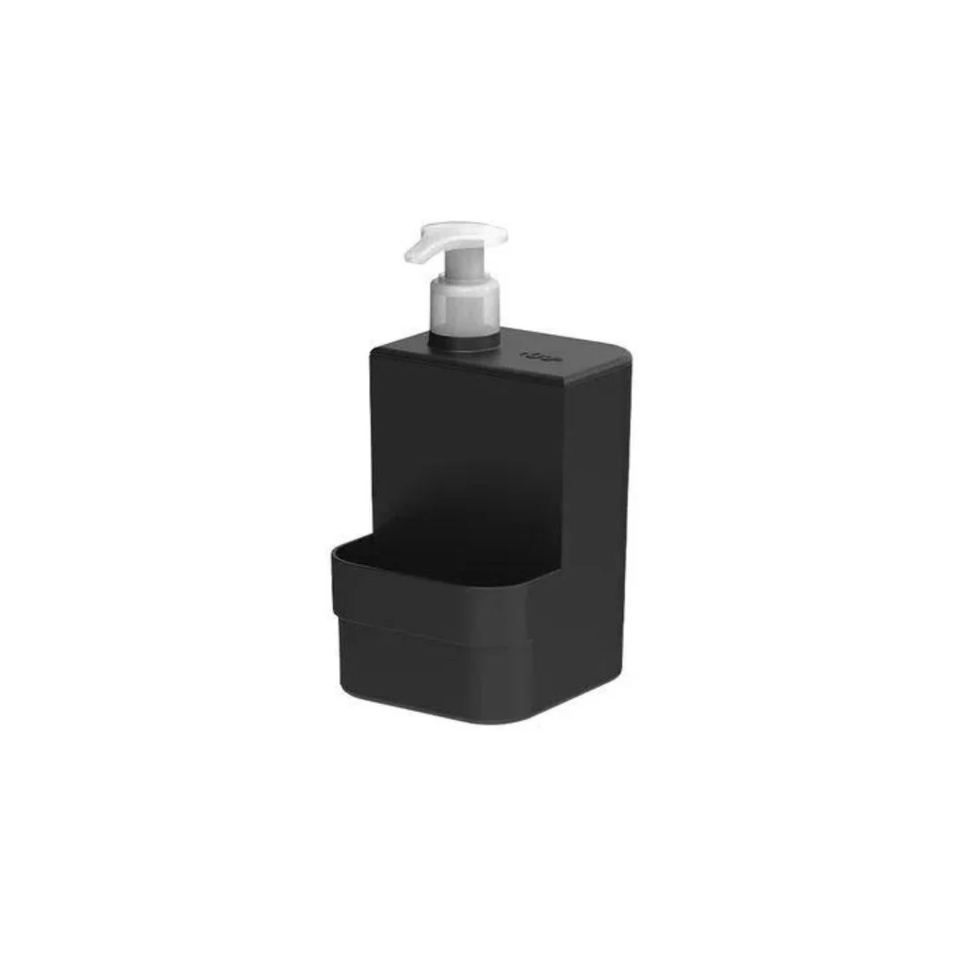 Dispenser Porta Sabonete Liquido Trium Compact 500ML Preto - Image 4