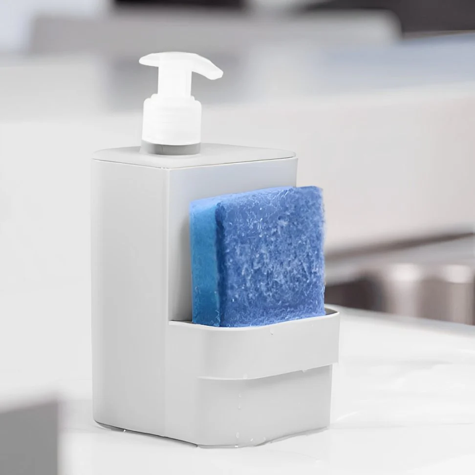 Dispenser Porta Sabonete Liquido Trium Compact Branco 500ml