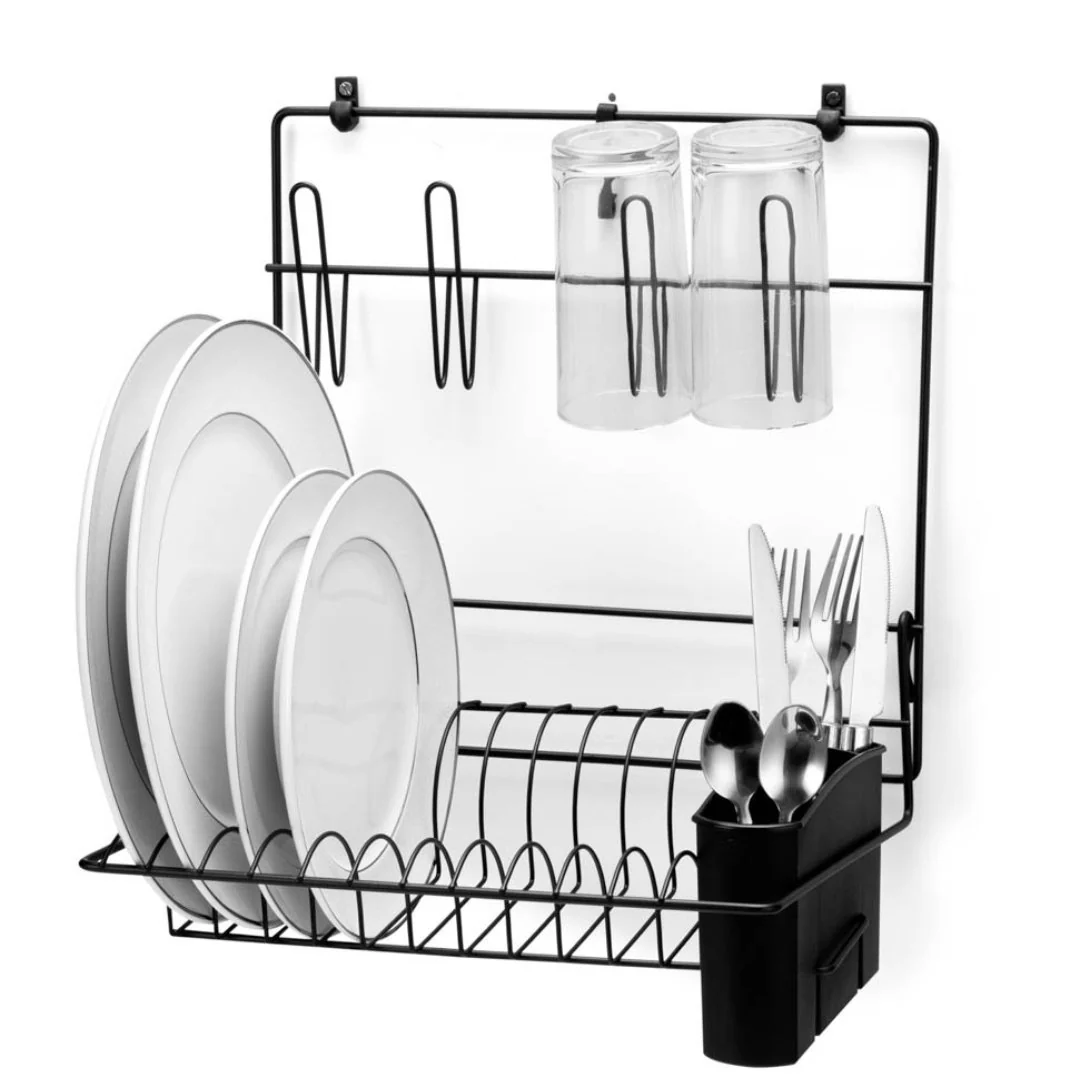 Escorredor de Louças de Parede Cook Home Preto