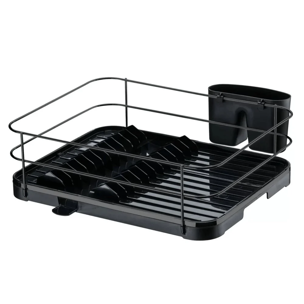 Escorredor de Louças Preto e Ônix com Bico Para Escoar Água - Image 4