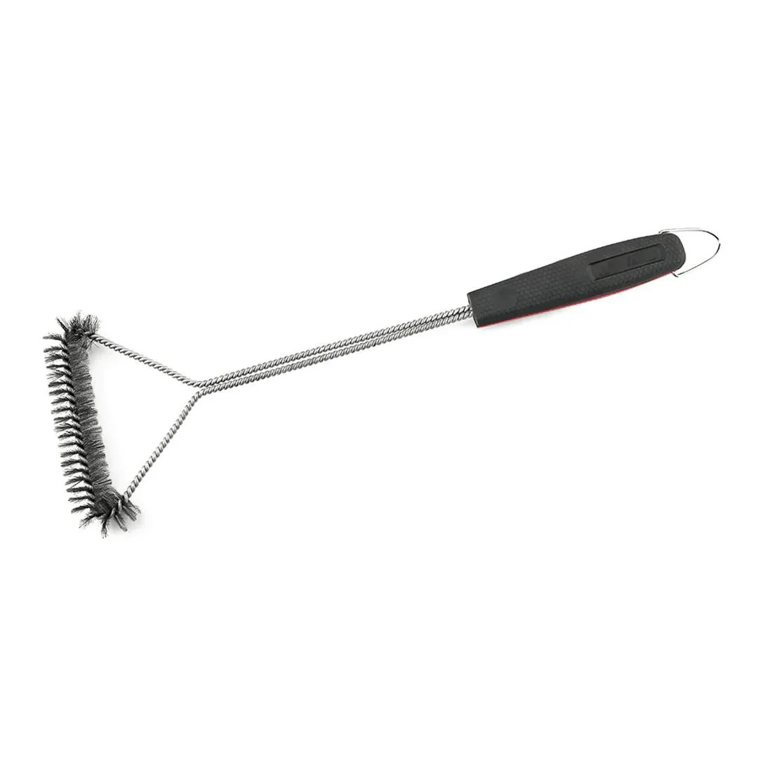 Escova de Aço para Churrasqueira com Cabo de Plástico 47cm