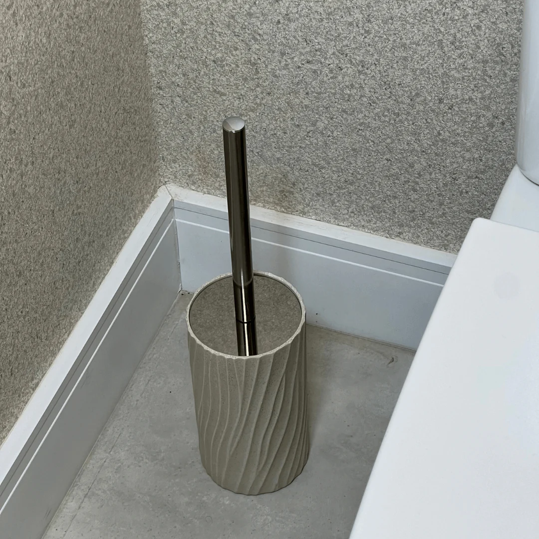 Escova Sanitária em Polirresina Bege 37cm - Image 4
