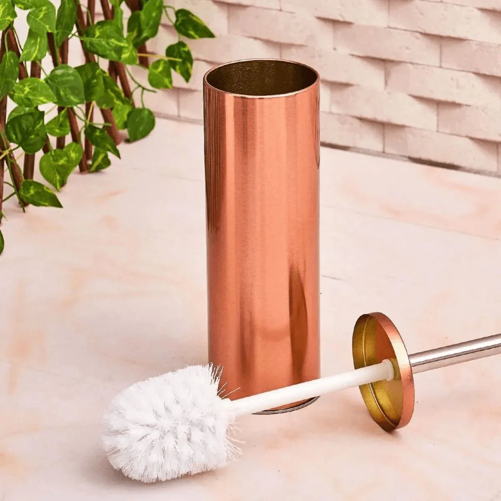 Escova Sanitária Metálica Rose Gold - 27cm - Image 2