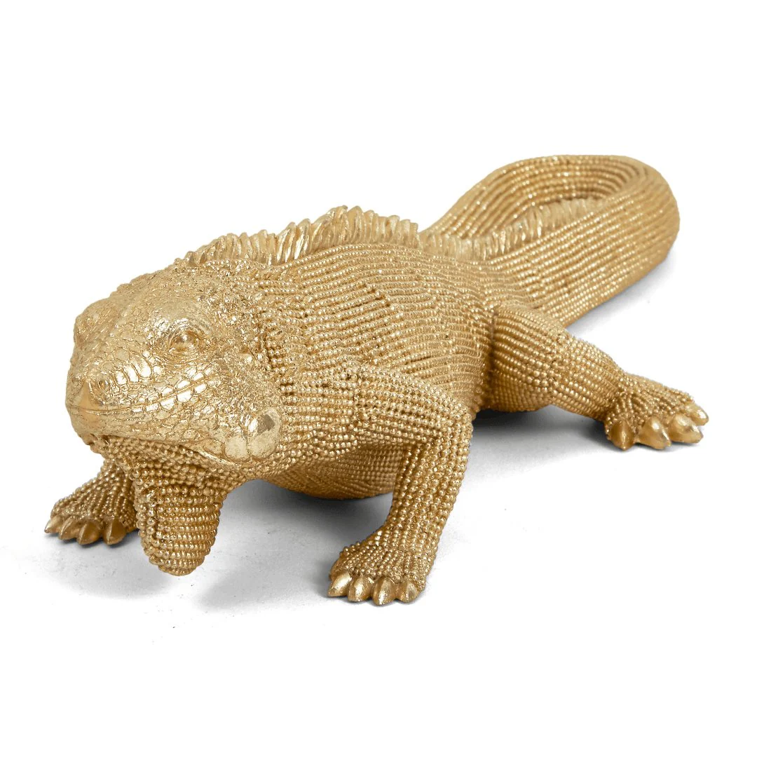 Escultura Iguana em Poliresina 32cm - Image 6