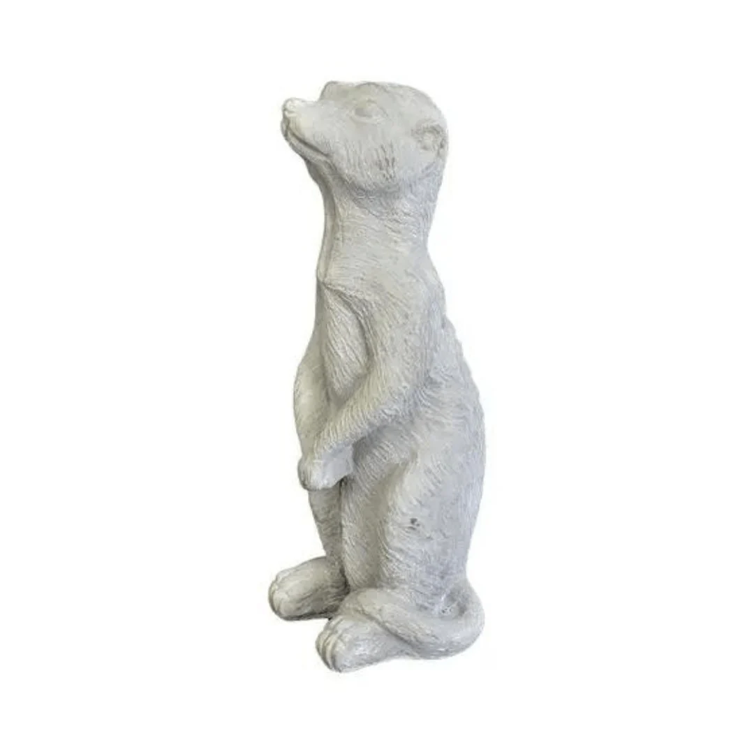 Escultura Suricato em Cimento Cinza 30cm - Image 2
