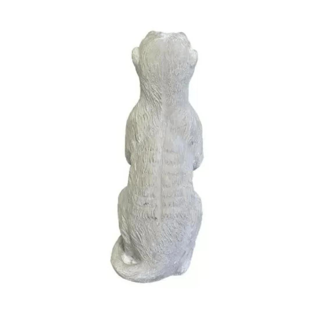 Escultura Suricato em Cimento Cinza 30cm - Image 3
