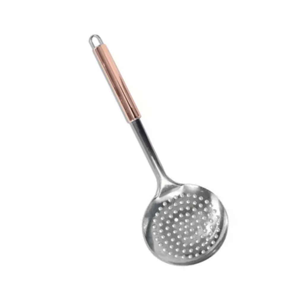 Escumadeira Cozinha Aço Inox Rose Gold Cook Style - 32 cm