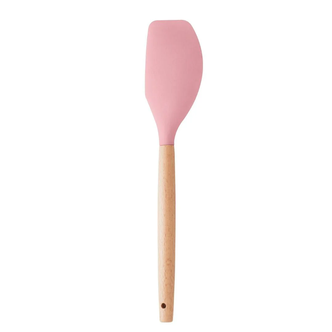 Espátula de Silicone com Cabo de Bambu Charmy Rosa 31,5cm - Image 2