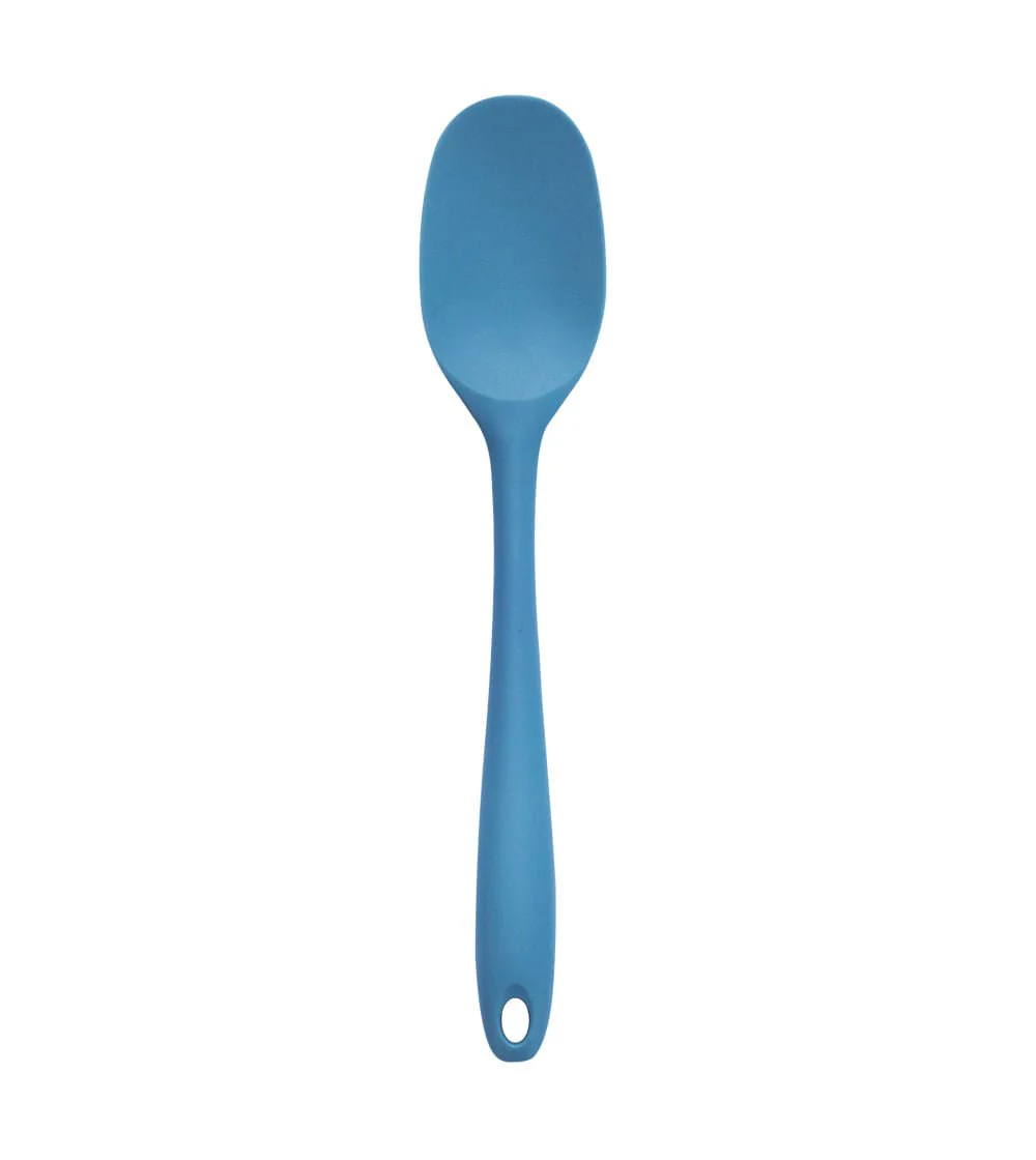 Espatula de Silicone Duplo Redonda Azul - Image 4