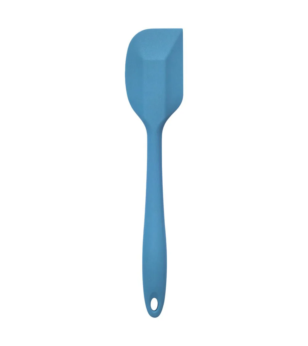 Espátula de Silicone Duplo Reta Pão Duro Azul - Image 7
