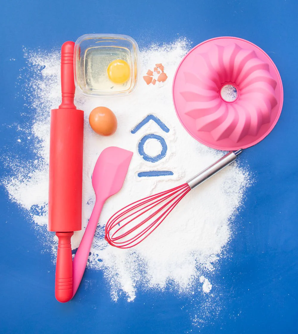 Espátula de Silicone Duplo Reta Pão Duro Rosa - Image 3