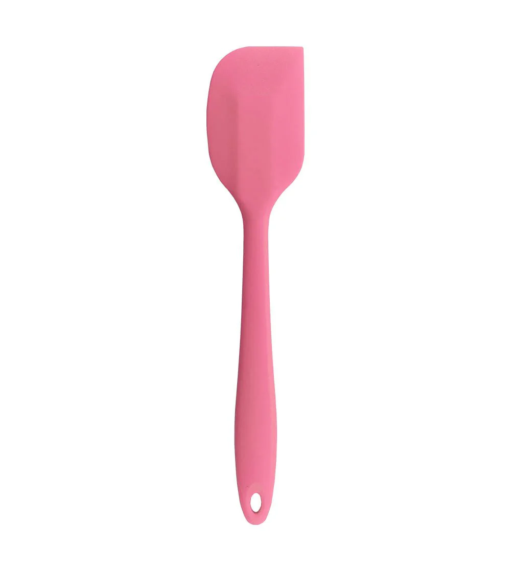 Espátula de Silicone Duplo Reta Pão Duro Rosa - Image 8