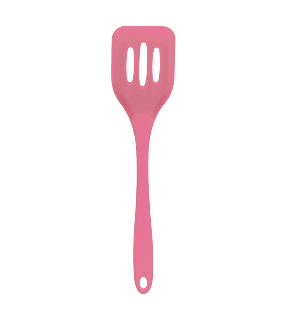 Espátula Vazada de Silicone Duplo Rosa - Image 9
